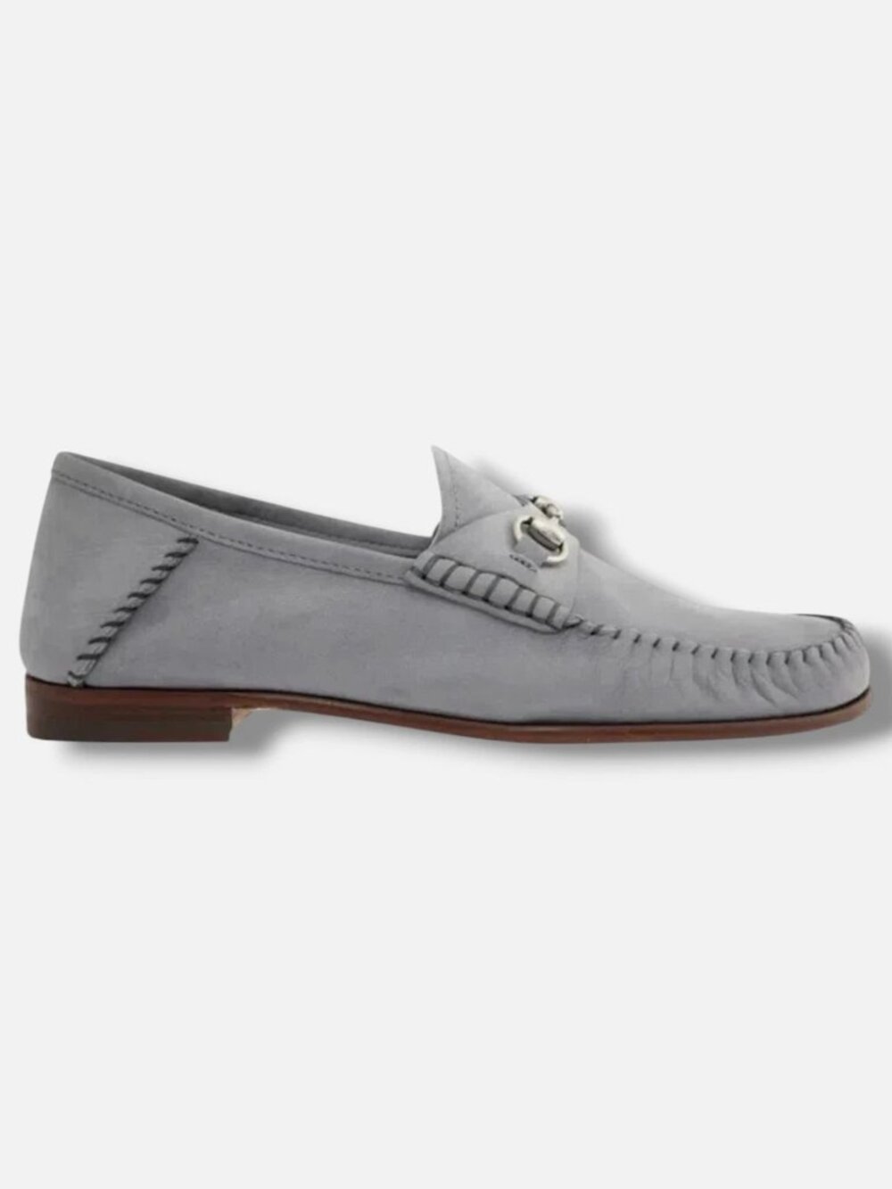 Gucci Women's Gray Gigi Loafers Shoe Size EU 39.5 US 9.5